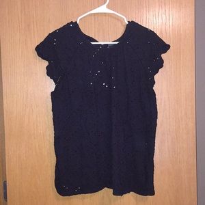 Lucky Brand Eyelet Top